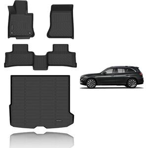 Floor Mats & Cargo Liner for Mercedes Benz GLC 300 350e 43 AMG 2025-2023 TPE
